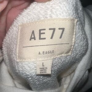 American Eagle Outfitters Cream Hoodie